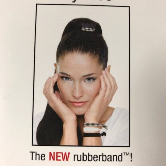 Mia 5pc Tony Ties Leopard Gold Black 2 in 1 Ponytailers Bracelets - Picture 5 of 5